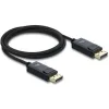 DeLock Cable DisplayPort male - DisplayPort male 2m Μαύρο (81672)