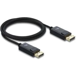 DeLock Cable DisplayPort male - DisplayPort male 2m Μαύρο (81672)