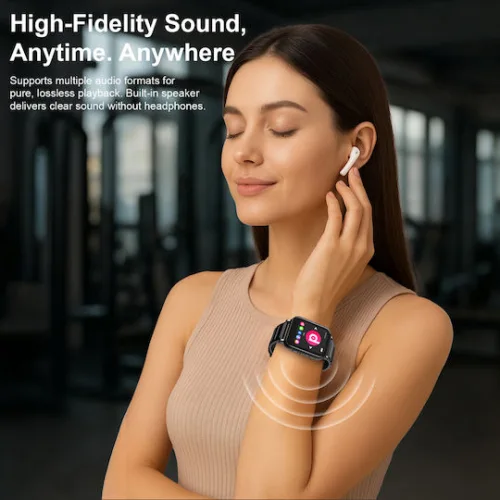 RUIZU MP3 player M8, 1.54", 32GB, Bluetooth, ελληνικό μενού, μαύρο M8-32GB