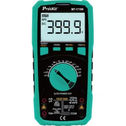 PROSKIT ψηφιακό πολύμετρο MT-1710N, μέτρηση AC/DC, True RMS, NCV