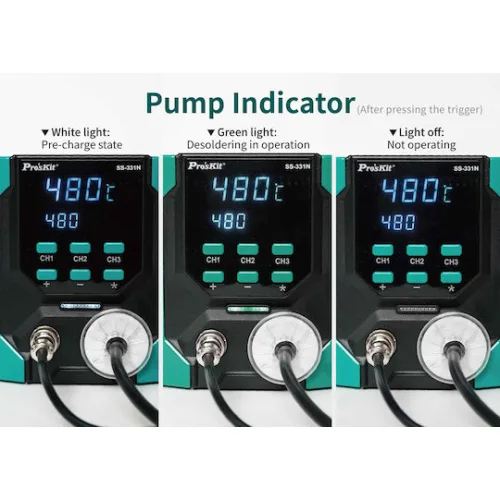 Proskit SS-331NB Σταθμός Κόλλησης Ρεύματος 160W με Ρύθμιση Θερμοκρασίας
