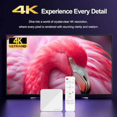H96 Max TV Box H96 MAX H313 H96MAX-H313 4K UHD με WiFi USB 2.0 2GB RAM και 16GB Αποθηκευτικό Χώρο με Λειτουργικό Android 14.0 και Google Assistant