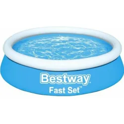 Bestway Παιδική Στρογγυλή Πισίνα PVC 940lt Φουσκωτή 183x51εκ. Γαλάζια