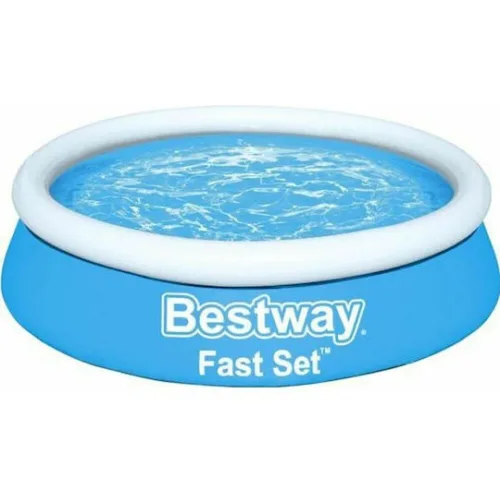 Bestway Παιδική Στρογγυλή Πισίνα PVC 940lt Φουσκωτή 183x51εκ. Γαλάζια