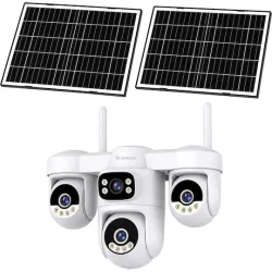 Vstarcam AG623FR IP Quad Κάμερα Παρακολούθησης 4G Full HD+ 3MP Αδιάβροχη Μπαταρίας με Αμφίδρομη Επικοινωνία και Φακό 4mm
