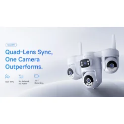 Vstarcam AG623FR IP Quad Κάμερα Παρακολούθησης 4G Full HD+ 3MP Αδιάβροχη Μπαταρίας με Αμφίδρομη Επικοινωνία και Φακό 4mm