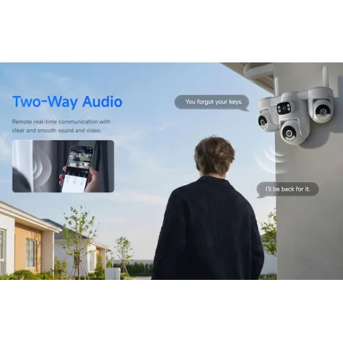 Vstarcam AG623FR IP Quad Κάμερα Παρακολούθησης 4G Full HD+ 3MP Αδιάβροχη Μπαταρίας με Αμφίδρομη Επικοινωνία και Φακό 4mm