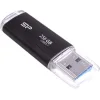 Silicon Power Blaze B02 256GB USB 3.1 Stick Μαύρο