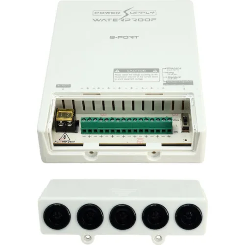 Folksafe Τροφοδοτικό Συστημάτων CCTV FS-DC120805W
