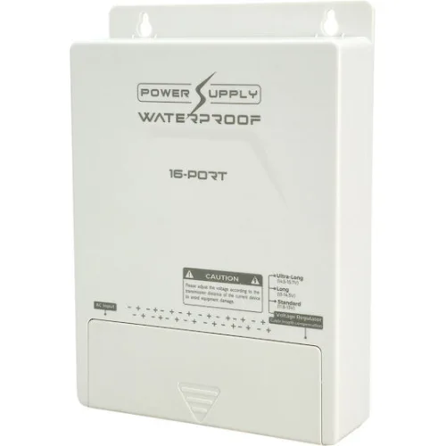 Folksafe Τροφοδοτικό Συστημάτων CCTV FS-DC121608W