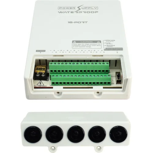 Folksafe Τροφοδοτικό Συστημάτων CCTV FS-DC121608W