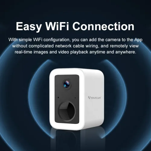 Vstarcam CB554 IP Κάμερα Παρακολούθησης Wi-Fi Full HD+ 3MP Αδιάβροχη Μπαταρίας με Αμφίδρομη Επικοινωνία