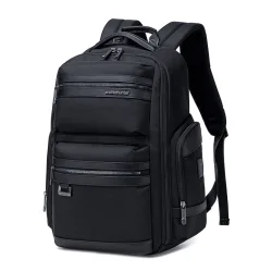 Arctic Hunter B00682 Τσάντα Πλάτης για Laptop 15.6" με Θύρα USB σε Μαύρο χρώμα