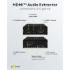 Goobay 79138 Μετατροπέας HDMI female σε 3.5mm / HDMI female
