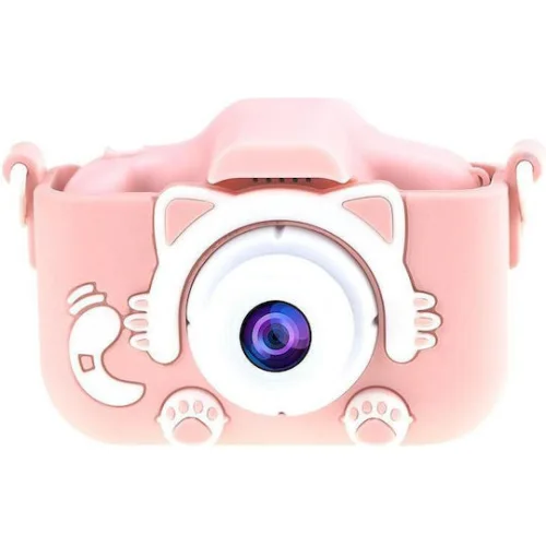 Wowkids Compact Φωτογραφική Μηχανή 8MP Οπτικού Ζουμ 100x με Οθόνη 2" Ροζ