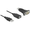 DeLock Καλώδιο USB-A σε RS232 9-pin male 0.8m