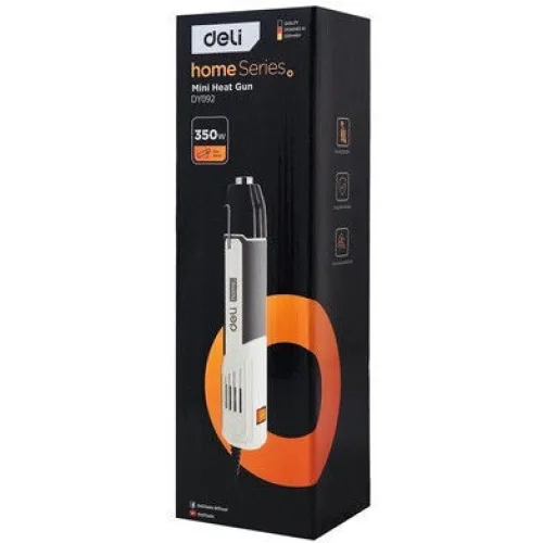 Deli DY092 Πιστόλι Θερμού Αέρα 350W με Ρύθμιση Θερμοκρασίας εως και 400°C