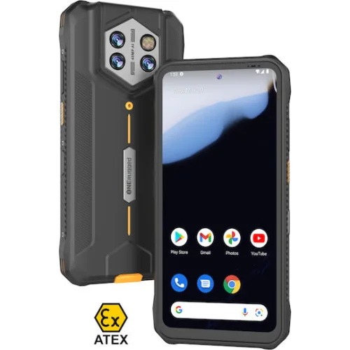 ONERugged P1 Dual SIM (8/128GB) Ανθεκτικό Smartphone Μαύρο