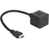 DeLock Μετατροπέας HDMI male σε HDMI 2x female 1τμχ 65226