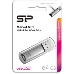 Silicon Power Marvel M02 64GB USB 3.2 Stick Γκρι
