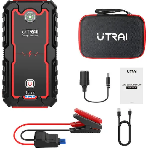Utrai Jstar One Φορητός Εκκινητής Μπαταρίας Αυτοκινήτου & Μοτοσυκλέτας 22000mAh με Φακό / Power Bank / USB 12VΚωδικός: JSTAR-ONE
