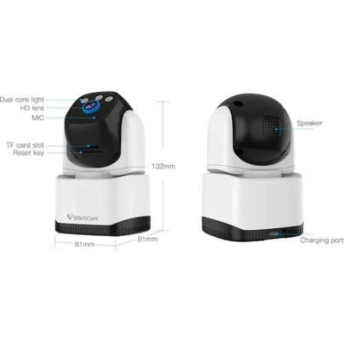 Vstarcam CS995 IP Κάμερα Παρακολούθησης Wi-Fi Full HD+ 3MP με Αμφίδρομη Επικοινωνία και Φακό 4mm