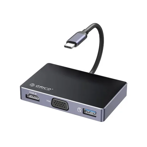 Orico USB-C Docking Station με HDMI 4K PD Μαύρο (DM-5P-BK-BP)