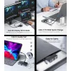 Orico USB-C Docking Station με HDMI 4K PD Μαύρο (DM-5P-BK-BP)
