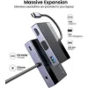 Orico USB-C Docking Station με HDMI 4K PD Μαύρο (DM-5P-BK-BP)