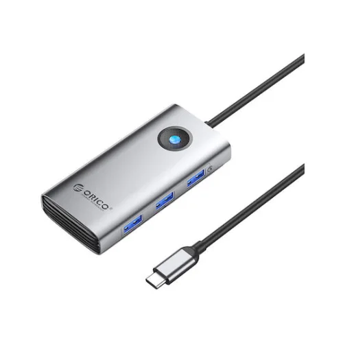 Orico USB-C Docking Station με HDMI 4K PD και σύνδεση 2 Οθονών Γκρι (PW11-6PR-GY-EP)