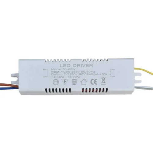 Τροφοδοτικό LED Ισχύος 60W με Τάση Εξόδου 190V