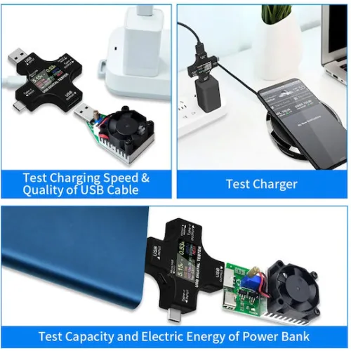 Συσκευή Ελέγχου Ορθής Λειτουργίας Θύρας USB με 12 Λειτουργίες