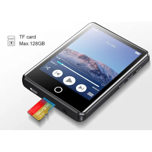 Ruizu MP3 Player (8GB) με Οθόνη Αφής 2.8" Μαύρο