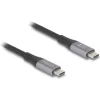 DeLock USB 4 Video Cable USB-C male - USB-C 240W PD Μαύρο 2m 81192