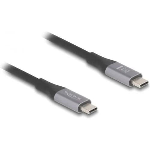 DeLock USB 4 Video Cable USB-C male - USB-C 240W PD Μαύρο 2m 81192