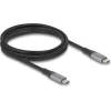 DeLock USB 4 Video Cable USB-C male - USB-C 240W PD Μαύρο 2m 81192