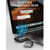 Cabletime Card Reader USB 3.0 Type-C για SD ΓκριΚωδικός: CT-ACCD3-AG