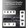 Cabletime Card Reader USB 3.0 Type-C για SD ΓκριΚωδικός: CT-ACCD3-AG