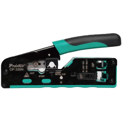 Proskit Πρέσα Ακροδεκτών Δικτύου RJ12, RJ11, RJ45Κωδικός: CP-335N
