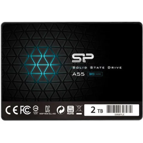 Silicon Power Ace A55 SSD 2TB τύπου 2.5'' με σύνδεση SATA III SP002TBSS3A55S25