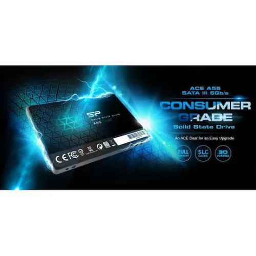 Silicon Power Ace A55 SSD 2TB τύπου 2.5'' με σύνδεση SATA III SP002TBSS3A55S25
