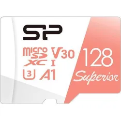 Silicon Power Superior SDXC 128GB V30 UHS-I 80MB/s με αντάπτορα