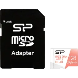 Silicon Power Superior SDXC 128GB V30 UHS-I 80MB/s με αντάπτορα