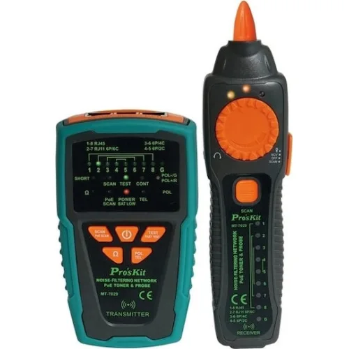 Proskit MT-7029N Tester Καλωδίων Δικτύου RJ45 Ψηφιακό