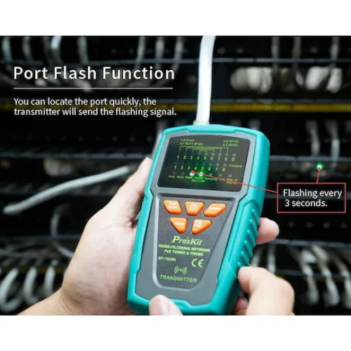 Proskit MT-7029N Tester Καλωδίων Δικτύου RJ45 Ψηφιακό