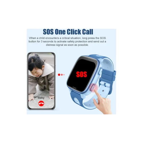 INTIME Παιδικό Smartwatch 4G με GPS & Κάμερα Ροζ