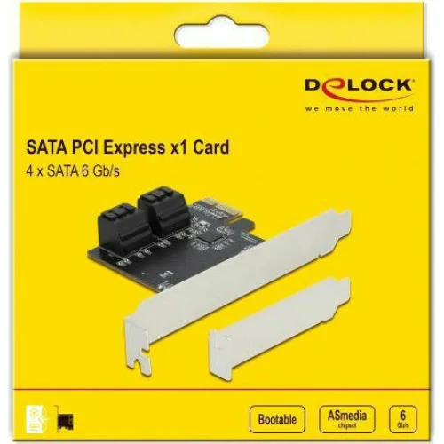 DeLock Κάρτα PCI σε 4 θύρες SATAΚωδικός: 90010