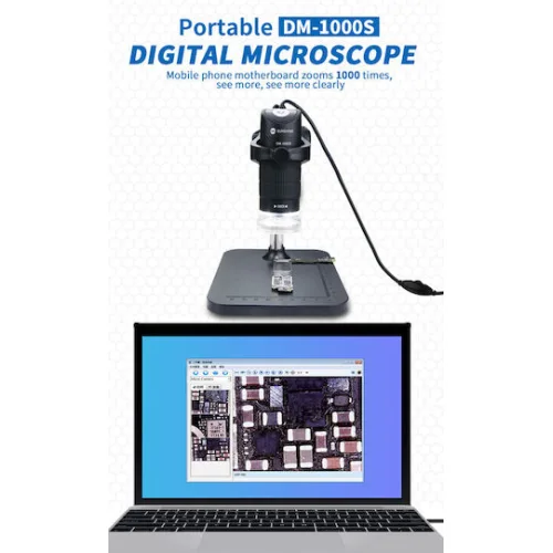 Sunshine Ψηφιακό Μικροσκόπιο USB Μονόφθαλμο 50x-100xxΚωδικός: DM-1000S