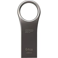 SILICON POWER USB Flash Drive Jewel 80, 64GB, USB 3.2, ασημί