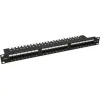 Pulsar Patch Panel για Rack 1U 19" 24 Θυρών cat6 ΜαύροΚωδικός: RP-F24V6